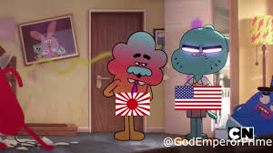 America vs Japan | Gumball WW2 Meme - YouTube