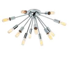 Free shipping & free returns*. Lights Com Ceiling Flush Mount Lighting 12 Light Chrome Sputnik Flush Mount