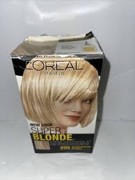 A toner is ideal on bleached hair if you want to check if a different hue suits you, before you really commit. Loreal Paris Super Bleach Blonde 205 Creme Lightening Kit Hair Dye Color For Sale Online Ebay
