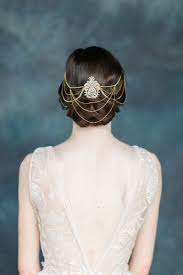 A Glossary Of Wedding Hair Accessories Where To Buy Them Hair Chain Wedding Wedding Hairstyles Wedding Hair Pieces