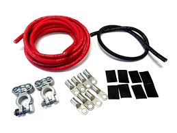 I used the below parts to do it: Quick Car Custom Battery Cable Kit 15 Red 2g 2 Blk 4g Wire W Top Mount Post