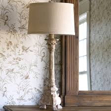 French Style Column Lamp Country Table Lamp French Lamp Rustic Table Lamps