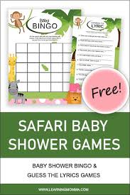 If you don't hear talk of a baby shower in the works consider who the likely candidates are for baby shower hostess. Free Printable Baby Shower Games With Answer Key Baby Girl Safari