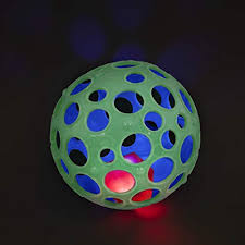 B Toys By Battat Baby Ball Sensory Light Up Baby Toy Grab N Glow Textured Ball With Holes Glowing Lights Rattle Infants Babies 0 Months Pricepulse