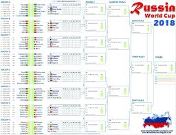 Fifa World Cup 2018 Schedule Excel Spreadsheets Free
