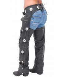 Chaps Biker Girl Bling Women S Motorcycle Gear Western Leather Cowgirl Chaps Chaps