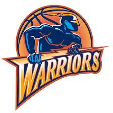 The logo combines a sword with the bridge. Golden State Warriors Logo Font