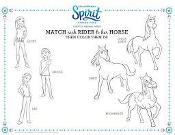 Spirit Riding Free Activity Sheet Kostenlose Ausmalbilder Malvorlagen Pferde Ausmalbilder Kinder