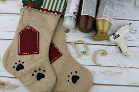 Many of these 19 dog christmas stockings can come personalized with your dog's name. Diy Personalized Dog Christmas Stocking Life Family Joy