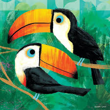 Two Toucans By Gareth Lucas Toucan Art Toucan Illustration Animal Drawings