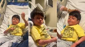 Emotivo video: un nene de 8 años con una terrible enfermedad despertó tras  16 días en coma
