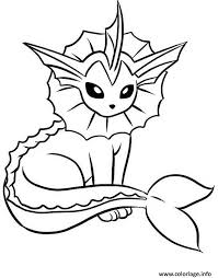 Voir plus d'idées sur le thème dessin pokemon, pokémon, dessin. Coloriage Vaporeon Eevee Evolutions Dessin Pokemon A Imprimer