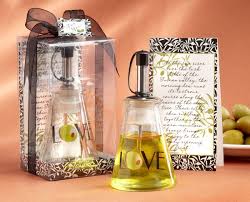 Olive You Glass Love Oil Bottle In Signature Tuscan Box Olive Oil Favors Olive Oil Wedding Favors Wedding Bottles