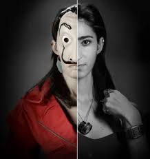 Money Heist Nairobi Artwork Wallpaper