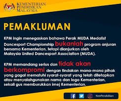 Kementerian pendidikan malaysia vector logo in ai vector format for adobe illustrator, corel draw and others vector editors (win/mac/linux). Kpm No Twitter Pemakluman Mengenai Perak Muda Medalist Dancesport Championship Yang Dianjurkan Baru Baru Bukanlah Program Anjuran Bersama Kementerian Pendidikan Malaysia Https T Co 6naknxsqut
