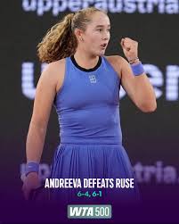 Mirra Andreeva reaches Linz final