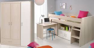 Hochbett mit integriertem schrank bett schrank kombination. Kinderzimmer Chiron 6 Akazie Hochbett Schreibtisch Kleiderschrank Bett Expendio