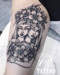 Popular designs include skulls, pentacles, the grim reaper, roses and rosaries. 60 Best Gemini Tattoos Ideas Hike N Dip Gemini Tattoo Twin Tattoos Tattoos