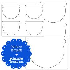 Heart fish this heart fish craft is a fun twist on the simple paper fish craft. Printable Fish Bowl Template Printable Treats Com