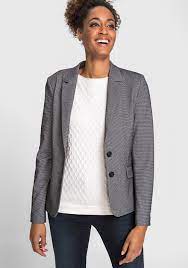 Enjoy a balance of sophistication and comfort. Jersey Knit Blazer Olsen Fashion Canada