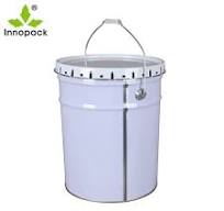 20L metal paint bucket with flower lid - Innopack
