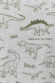 t shirt with printed design gray melange dinosaurs kids h m us イラスト 恐竜 恐竜 プリント