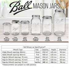 Wie viel milliliter ist 1 pint (uk)?. Imported Usa Ball Glass Mason Jar Regular Wide Mouth Half Pint 8oz Pint 16oz Quart 32oz Shopee Malaysia