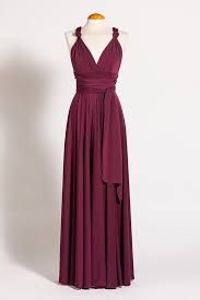 Burgundy Prom Dress Marsala Long Dress Red Floor Length Etsy Bridesmaid Dresses Marsala Party Dress Long Infinity Dress