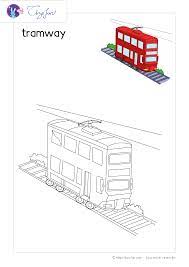 Coloriage Transport Dessin Tramway Coloriage Transport Dessin