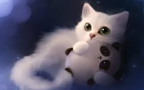 Cool 3d Wallpaper Cute Fluffy Cat Backgrounds Fluffy Kitty Cute X On Cool 3d Wallpaper Cat Hd Images Of Mobile Phones Cute Anime Cat Cat Art Cat Artwork