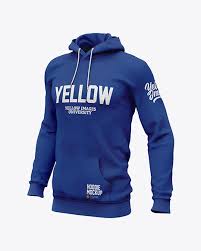 Download Men S Hoodie Mockup In Apparel Mockups On Yellow Images Object Mockups