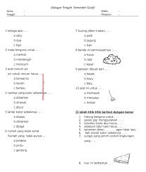 30 contoh soal bahasa indonesia kelas 2 sd semester 1 dan 2 berilah tanda silang x pada huruf a b c atau d pada jawaban yang paling benar. Les Privat Matematika Sd Jogja July 2020