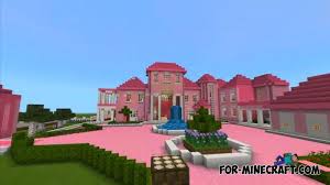 Browse and download minecraft mansion maps by the planet minecraft community. Pink Mansion For Minecraft Pe 1 11