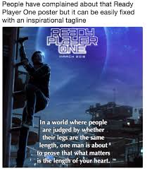 Ready Player One Poster Parodies Know Your Meme In 2011, random house bought ready player one for six figures. ready player one poster parodies know