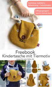Schnitt kinderhose mit seitlichen taschen kostenlos zum ausdrucken : Kindertasche Aus Walk Nahen Barentasche Freebook Lila Wie Liebe
