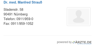 Dr. med. Manfred Strauß in 90491 Nürnberg FA für Chirurgie