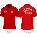 Kaos Polo Baju Kerah PANiTiA DIRGAHAYU HUT RI 77 17 AGUSTUS INDONESIA