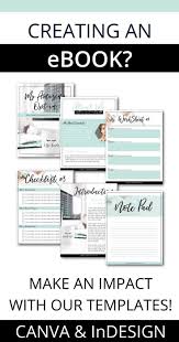 Turquoise Lead Magnet Canva Indesign Lady Boss Studio Ebook Design Ebook Template Canva Tutorial