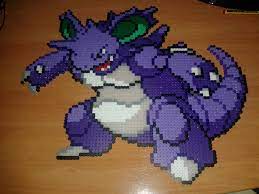 Huge Nidoking By Jesusclon On Deviantart Perler Bead Art Pixel Art Bead Art