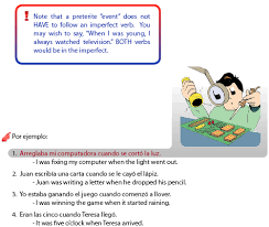 Note the use of de and not que. Combining Tenses In Spanish Rocket Languages