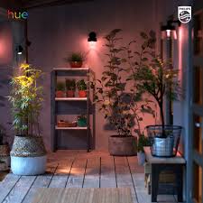 Porch Lighting The Philips Hue Attract Wall Light In 2020 Smart Outdoor Lighting Hue Philips Outdoor Garden Lighting
