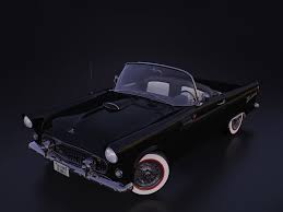 Image result for Black 1955 Thunderbird