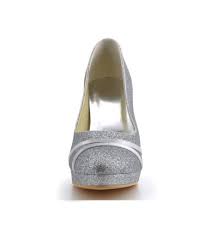 Scarpa modello chanel décolleté con cinturino sul retro, in cuoio rivestita in tessuto. Scarpe Da Sposa Online Decollete Chiuse Avanti Con Brillantinisposatelier
