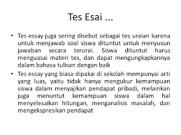 Mengapa seseorang menulis sebuah essay yang baik? Menyiapkan Tes Esai Ppt Download