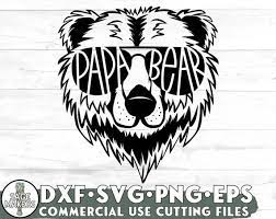 Download Papa Bear With Sunglasses Svg Design Dad Svg Files For Cricut Fathers Day Svg Digital Download Baby Design Svg Cricut