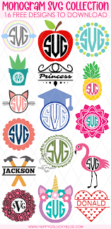 Get ready to create majestic monograms to wow clients, family, and friends in equal measure. Free Monogram Svg Cut Files To Make Personalized Gifts