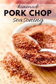 This Pork Chop Seasoning Is The Perfect Blend Of Spices Straight From Your Pantry Quick And Easy Seasonin Pork Chop Seasoning Pork Seasoning Seasoning Recipes