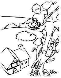 Nursery coloring page jack and the beanstalk story rhyme fairy fable coloring tale. Jack And The Beanstalk Coloring Page Handipoints Clipart Best Clipart Best Coloring Pages Fall Coloring Pages Free Printable Coloring Pages