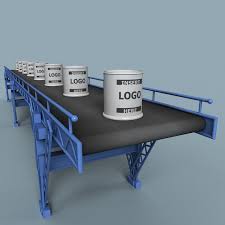 Conveyor Belt 3d Model 3d Model Conveyor Conveyor Belt 3d Model