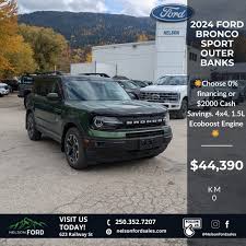 🌟 Adventure Meets Luxury! 🌟 💥 Choose Your Offer: ✓ 0% Financing OR ✓  $2,000 Cash Back + Savings! Step into the 2024 Ford Bronco Outer Banks  Sport—the perfect blend of rugged